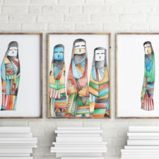 Hopi Kachina Native American Southwest Art Collection - by Kate and Dylan Yarter, founding artists of Nevele Society
