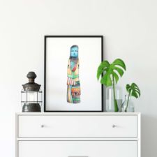 Hopi Kachina Native American Southwest Art Collection - by Kate and Dylan Yarter, founding artists of Nevele Society - boho bohemian bedroom decor
