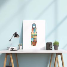 Hopi Kachina Native American Southwest Art Collection - by Kate and Dylan Yarter, founding artists of Nevele Society - boho bohemian bedroom decor