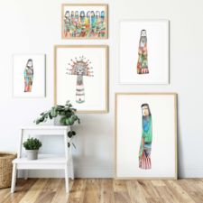 Hopi Kachina Native American Southwest Art Collection - by Kate and Dylan Yarter, founding artists of Nevele Society