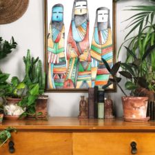 Hopi Kachina Native American Southwest Art Collection - by Kate and Dylan Yarter, founding artists of Nevele Society - boho bohemian bedroom decor