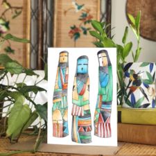 Hopi Kachina Native American Southwest Art Collection - by Kate and Dylan Yarter, founding artists of Nevele Society - hand painted art