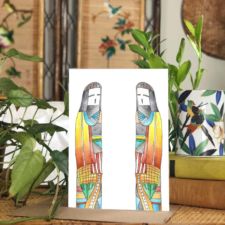 Hopi Kachina Native American Southwest Art Collection - by Kate and Dylan Yarter, founding artists of Nevele Society - bohemian jungalow decor