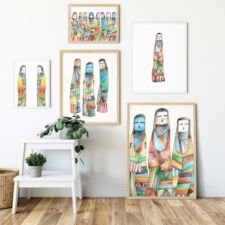 Hopi Kachina Native American Southwest Art Collection - by Kate and Dylan Yarter, founding artists of Nevele Society